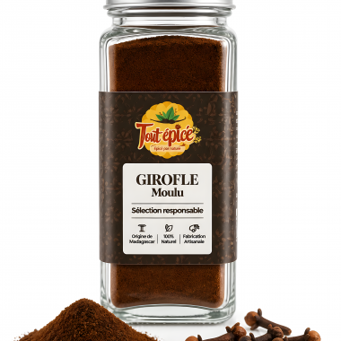 Girofle moulu présenté en pot de 120ml