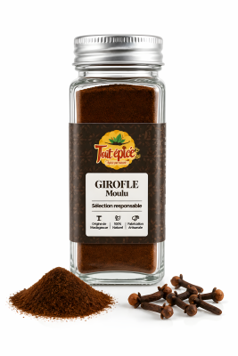 Girofle moulu présenté en pot de 120ml