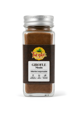 Girofle moulu présenté en pot de 120ml